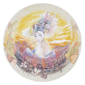 Her body is a valley